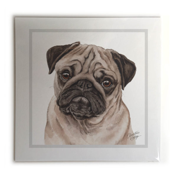 Pug Dog Picture / Print