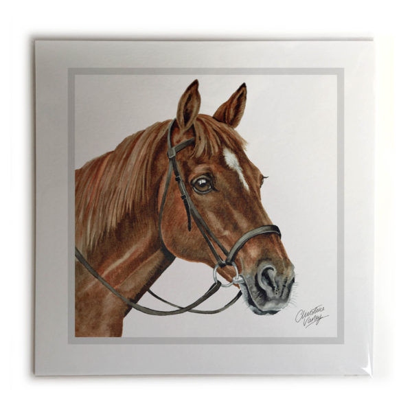 Chestnut Horse Picture / Print