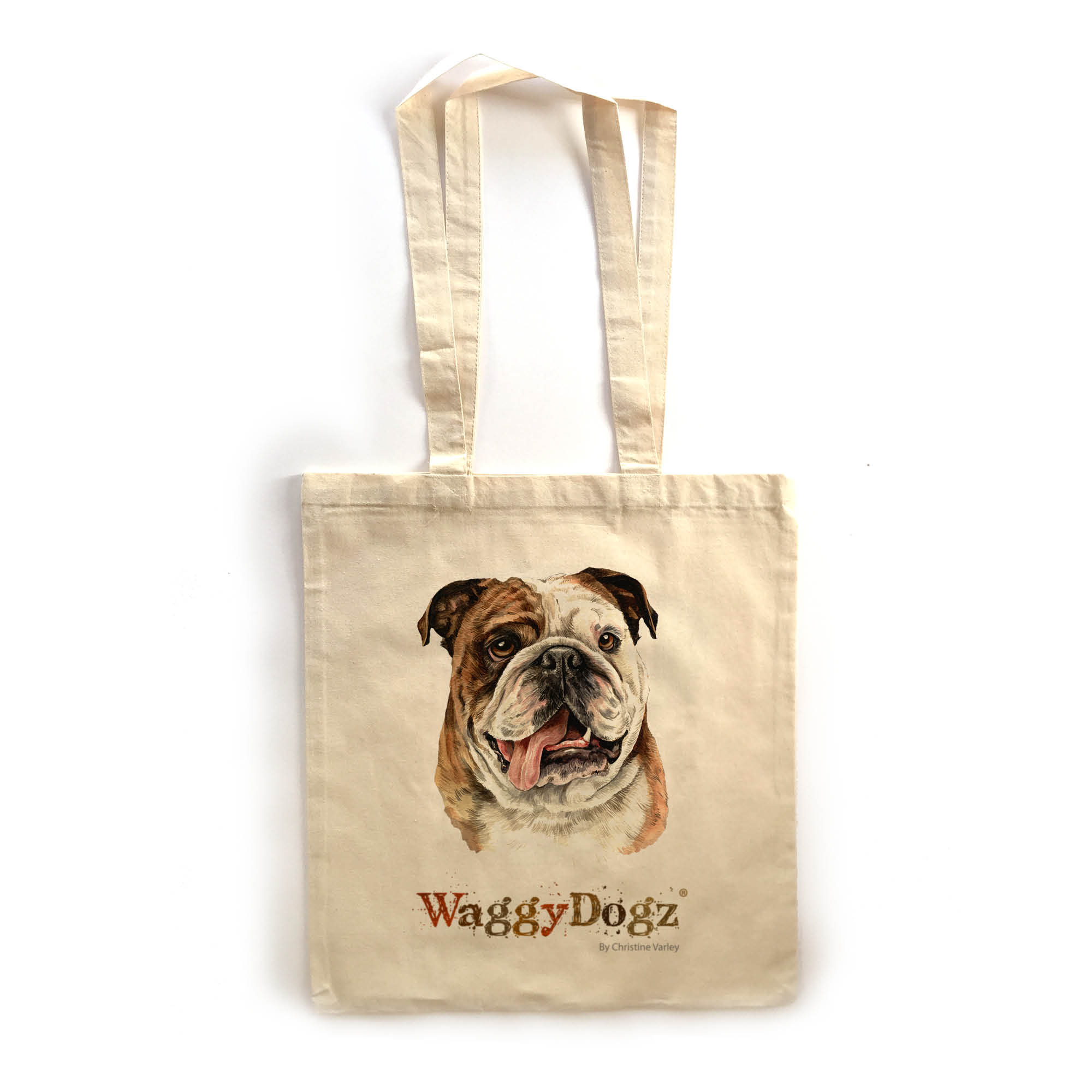 British Bulldog Dog Tote Bag (TBG01) WaggyDogz
