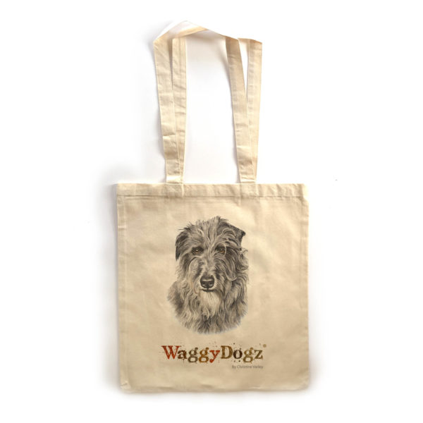 Deerhound Tote Bag