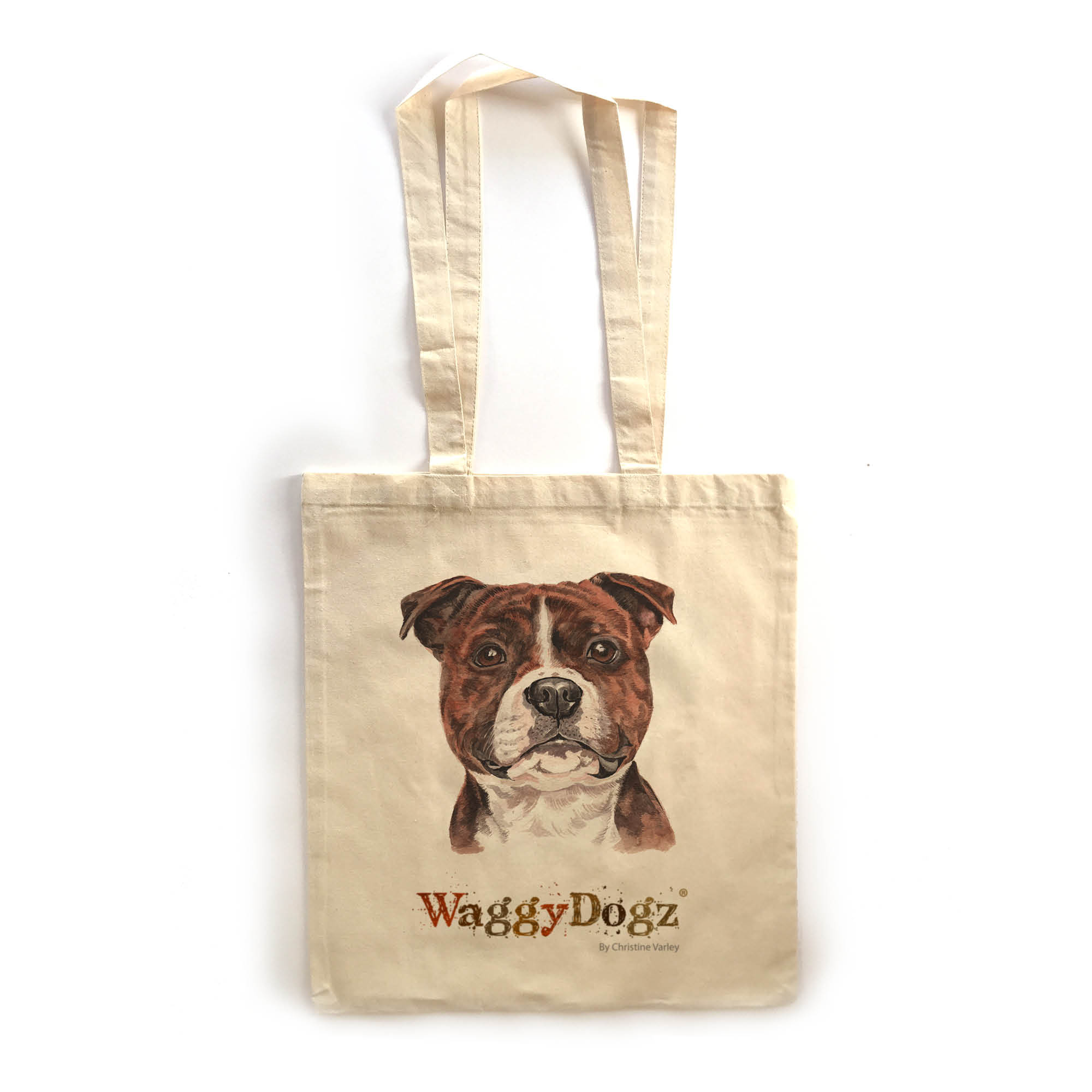 Staffordshire Bull Terrier Dog Tote Bag (TBG-175) - WaggyDogz