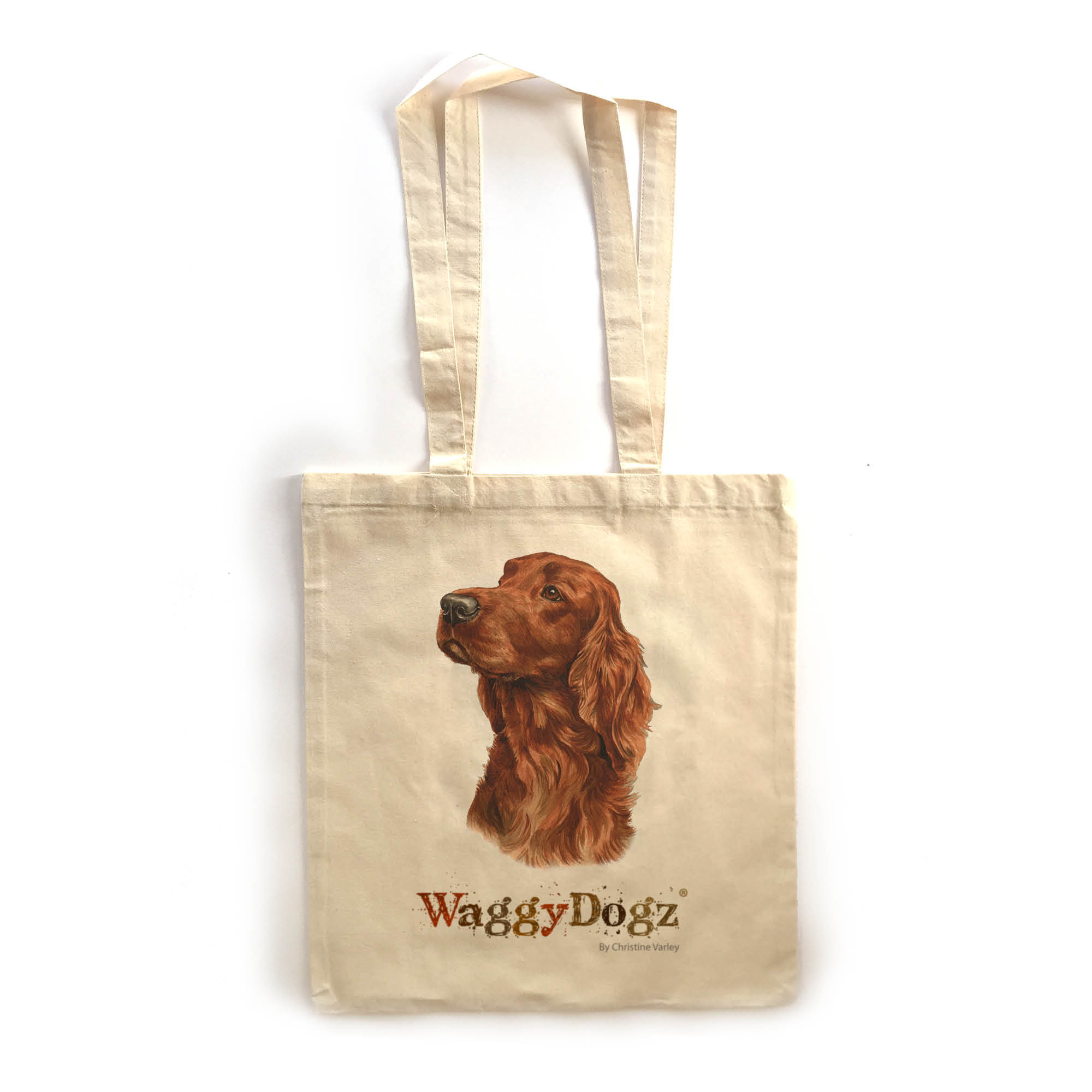 Irish Setter Dog Tote Bag (TBG18) WaggyDogz