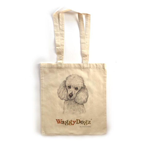 Miniature Poodle Dog Tote Bag (TBG212) WaggyDogz