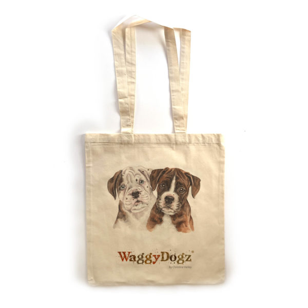 Boxer Puppies Tote Bag
