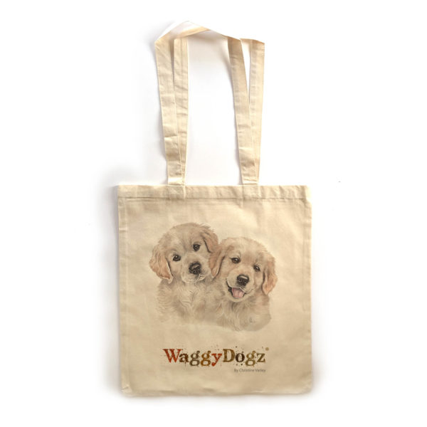 Golden Retriever Puppies Tote Bag