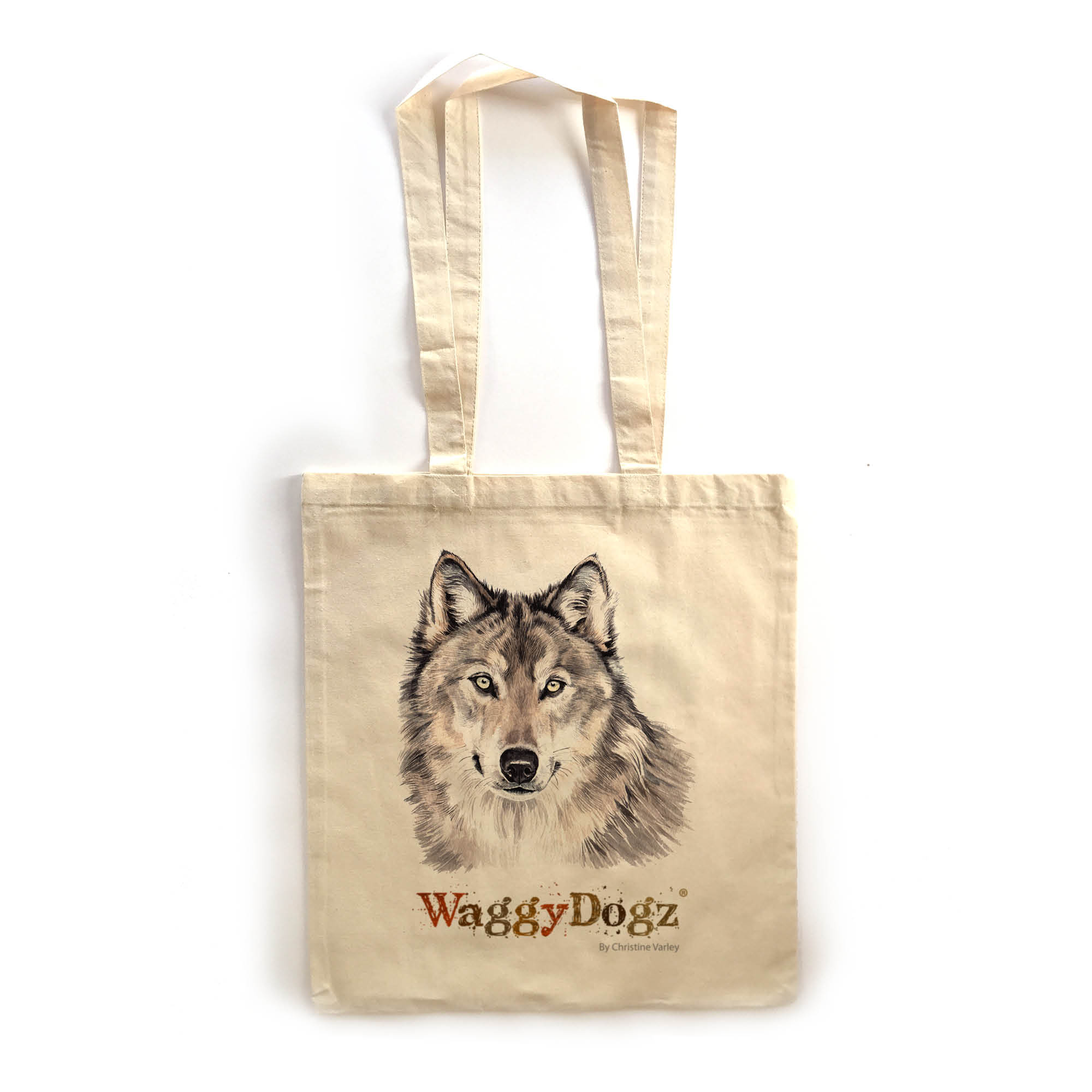 Wolf Tote Bag (TBG-WL02) - WaggyDogz