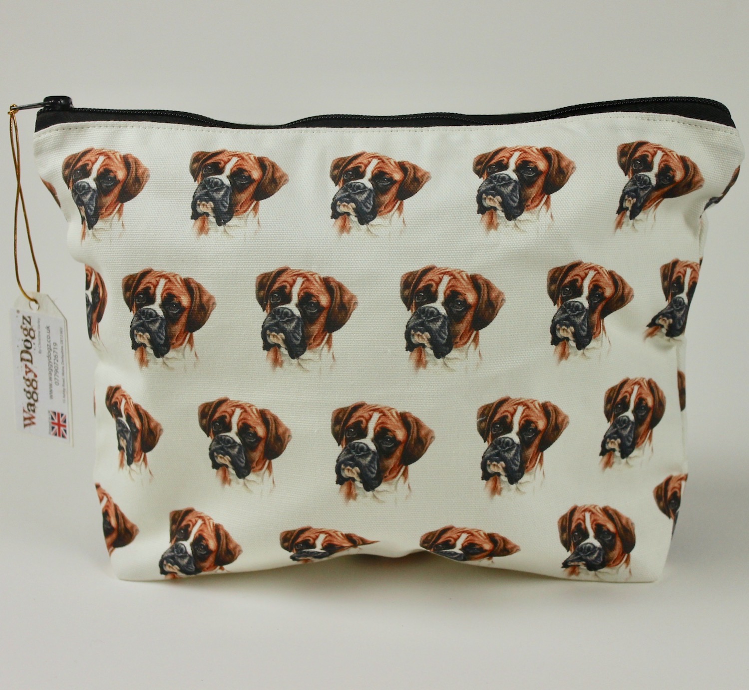 Boxer Dog Wash Bag WBG03 WaggyDogz