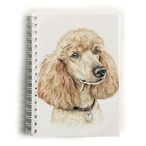 WaggyDogz Apricot Poodle Dog Notebook (NBK-265)