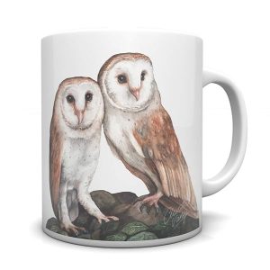 WaggyDogz Barn Owls Ceramic Mug (CMG-CP26)