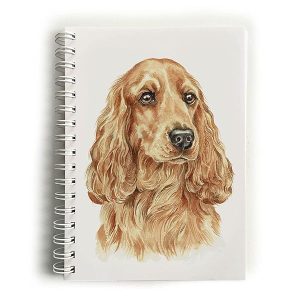 WaggyDogz Golden Cocker Spaniel Dog Notebook (NBK-258)