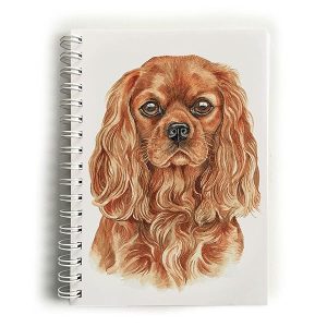 WaggyDogz Ruby Cavalier King Charles Spaniel Dog Notebook (NBK-260)
